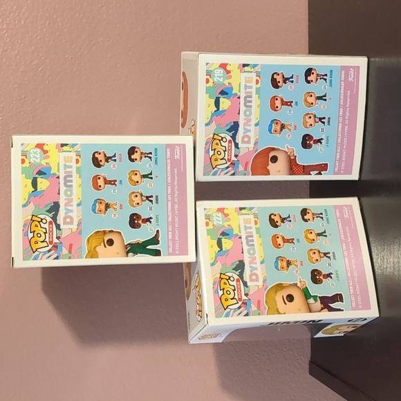 Bundle (3) BTS FUNKO POP Dynamite - Picture 5 of 5